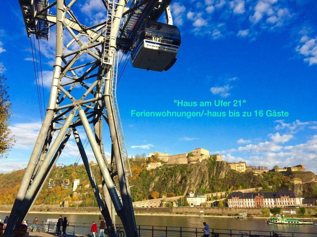 Haus Am Ufer Mit Rheinpanoramablick Διαμέρισμα Κόμπλεντς Εξωτερικό φωτογραφία