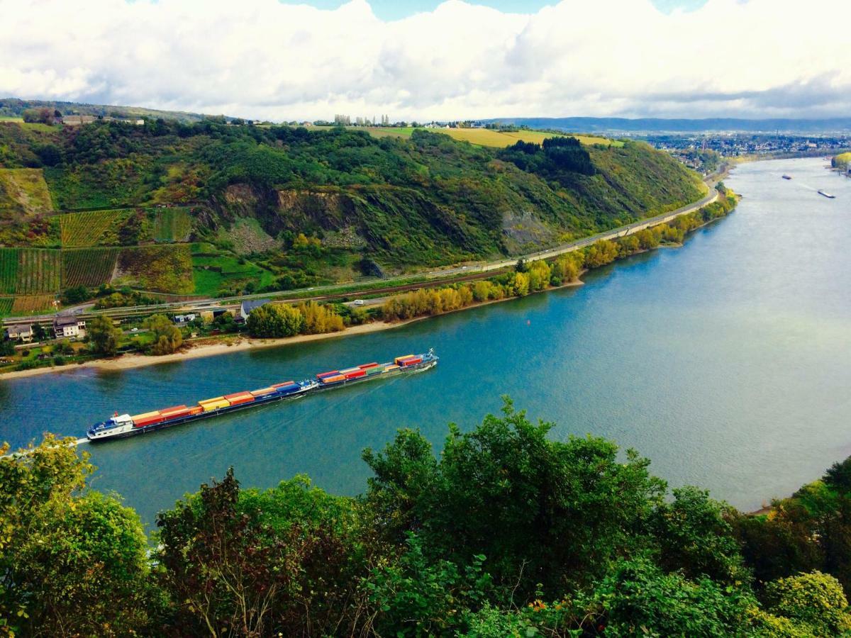 Haus Am Ufer Mit Rheinpanoramablick Διαμέρισμα Κόμπλεντς Εξωτερικό φωτογραφία